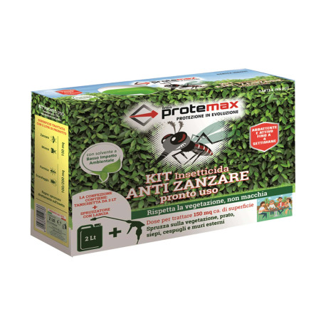 Kit insetticida antizanzare - pronto all'uso - Protemax