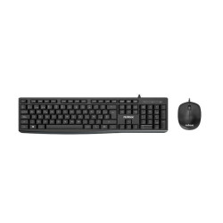 KIT KEYBOARD + MOUSE USB BLACK