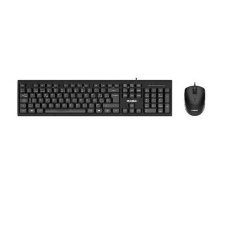 KIT KEYBOARD + MOUSE USB BLACK