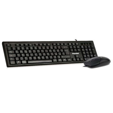 KIT TASTIERA E MOUSE USB SERIE 200 BUSINESS MOUSE OTTICO 1000 DPI PER AMBIDESTRI E TASTIERA LAYOUT ITALIANO