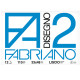 Album F2 - 33 x 48 cm - 12 fogli - 110 gr - liscio - collato - Fabriano