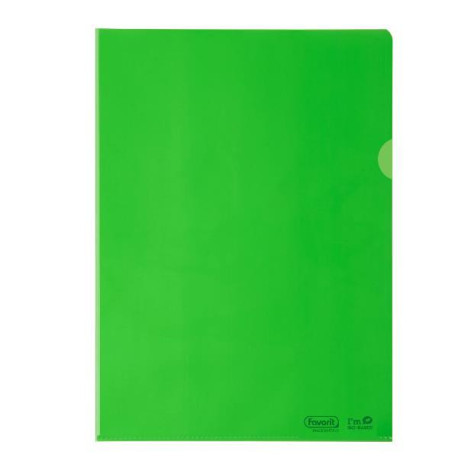 Favorit cartelline colorate in polietilene Bio-based - verde