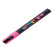 Marcatore a base d'acqua Uni Posca PC3M  - punta fine da 0,9mm a 1,3mm - rosa - Uni Mitsubishi