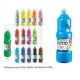 FLACONE 1000ML TEMPERA ARANCIO