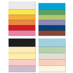 Cartoncino Bristol Color - 70 x 100 cm - 200 gr - giallo sole 53 - Favini - blister 10 fogli