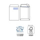 Busta a sacco Competitor FSC® - strip adesivo - con finestra - 23 x 33 cm - 100 gr - bianco - Pigna - conf. 500 pezzi