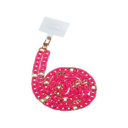 LACET CHAIN PINK FLUO