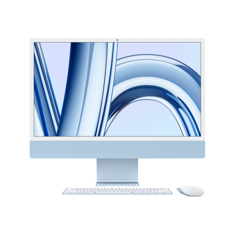 Apple iMac with 4.5K Retina display - All-in-one - M3 - RAM 8 GB - SSD 512 GB - M3 10-core GPU - GigE, 802.11ax (Wi-Fi 6E), Blu