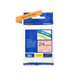 LAMINATO FLUORESCENTE DA 24 MM (5 M) NERO/ARANCIO FLUO