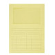 Fraschini Cartelline Con Finestra 120gr - Confezione da 50 Pezzi - Giallo