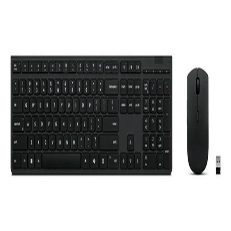 Lenovo 4X31R64334, Full-size (100%), Wireless, RF senza fili + Bluetooth, Tasto con meccanismo a forbici, Grigio, Mouse incluso