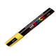 Marcatore a base d'acqua Uni Posca PC5M - punta  tonda media da 1,8mm a 2,5mm - giallo - Uni Mitsubishi