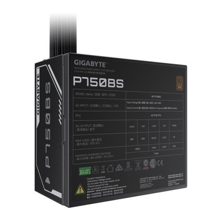 GIGABYTE P750BS Alimentatore - PCI-E 6+2 Pin x 4, 80 PLUS