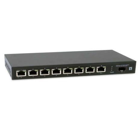 LEVELONE GEP-0925 - SWITCH PoE 9-PORTE 2,5 Gigabit, 8x PoE, 1x 10GSFP+, 120W