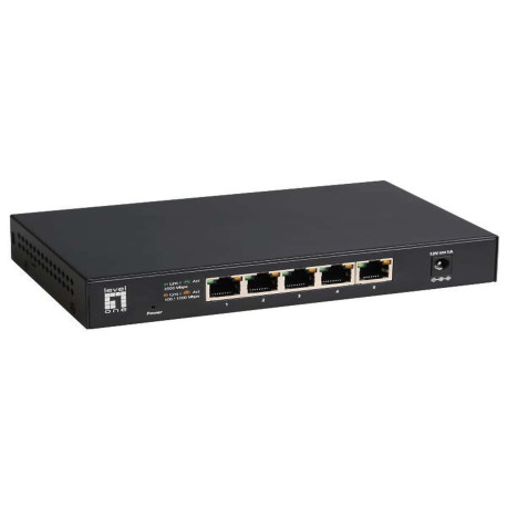 LEVELONE GEU-0525 - SWITCH 5-PORTE GIGABIT 2.5 UNMANAGED