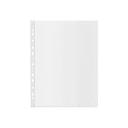 Esselte De Luxe - Busta trasparente - per A4, 220 x 300 mm - capacità 80 fogli (pacchetto di 100)