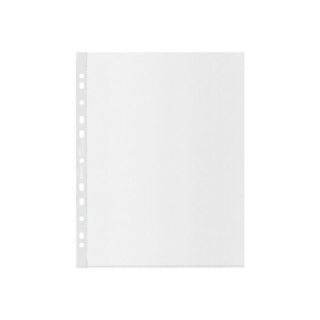 Esselte De Luxe - Busta trasparente - per A4, 220 x 300 mm - capacità 80 fogli (pacchetto di 50)