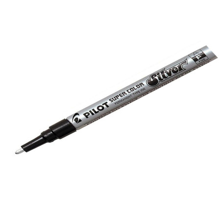 Marcatore a vernice Super Color - argento - punta fine 3 mm - Pilot