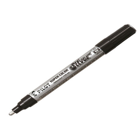 Marcatore a vernice Super Color - punta media 4,5 mm - argento - Pilot