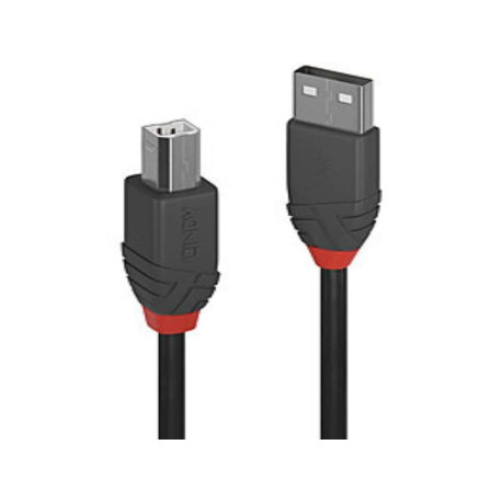 Lindy Cavo USB 2.0 Tipo A a B Anthra Line, 0.5m