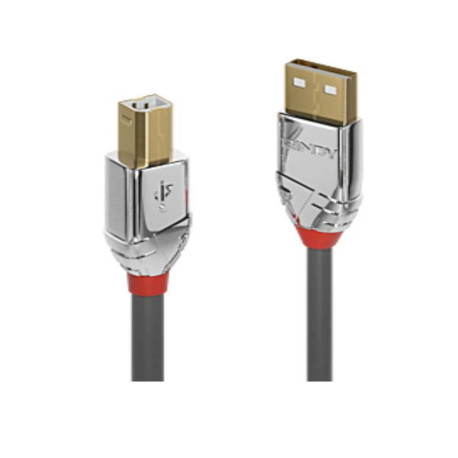 Lindy cavo USB 2.0 Tipo A a B Cromo Line, 7.5m
