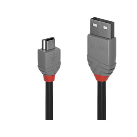 Lindy Cavo USB 2.0 Tipo A a Mini B Anthra Line, 0.5m