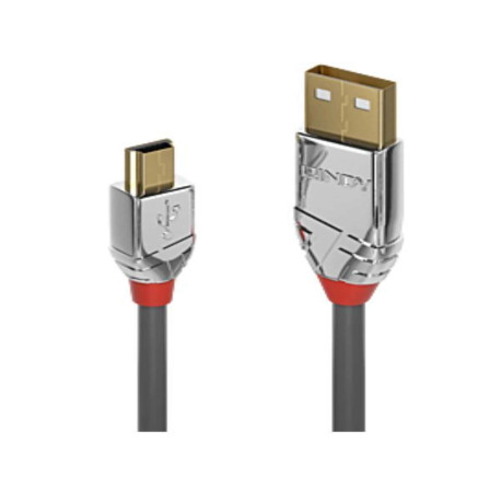 Lindy Cavo USB 2.0 Tipo A a Mini-B Cromo Line, 0.5m