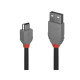 Lindy CAVO USB 2.0 TIPO Amini B NERO, 1M