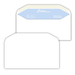 Busta Silver Matic FSC® - senza finestra - gommata - 11 x 23 cm - 80 gr - bianco - Pigna - conf. 500 pezzi