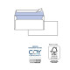 Busta Silver80 Strip FSC® - internografata - senza finestra - 11,4 x 16,2 cm - 80 gr - bianco - Pigna - conf. 25 pezzi