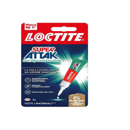 LOCTITE Super Attak Gel Riposizionabile 3g