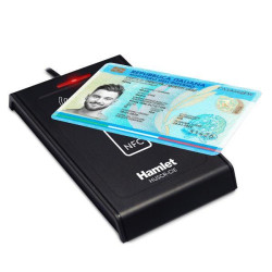 Hamlet Lettore Contactless NFC per Carta Identità CIE 3.0, Tessera Sanitaria, CNS Lettore Contactless NFC per Carta Identità CI