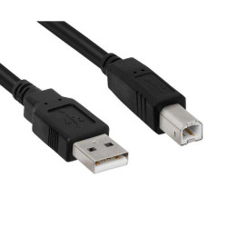 Hamlet XCU2AB50USB-A 2.0 to USB-B 2.0 MM da 5 MT Cavo USB 2.0 da Tipo A a Tipo B Maschio-Maschio 5 Metri per Periferiche e Stam