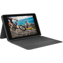 Logitech Rugged Folio, QWERTY, Italiano, 1,8 cm, 1,2 mm, Apple, iPad (7a gen) iPad (8a gen) iPad (9ª generazione) iPad (10ª gen