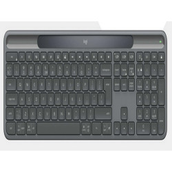 Logitech Signature Slim Solar+ K980 for Business, Full-size (100%), Wireless, RF senza fili + Bluetooth, Tasto con meccanismo a
