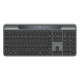 Logitech Signature Slim Solar+ wireless keyboard K980, Full-size (100%), Wireless, RF senza fili + Bluetooth, QWERTY, Grafite