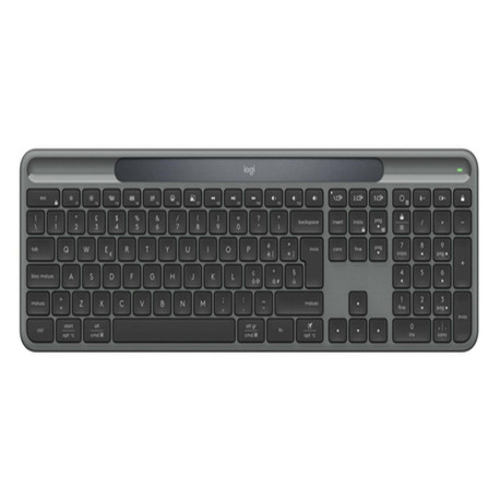 Logitech Signature Slim Solar+ wireless keyboard K980, Full-size (100%), Wireless, RF senza fili + Bluetooth, QWERTY, Grafite