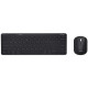 LYRA WL KEYBOARD MOUSE IT Black