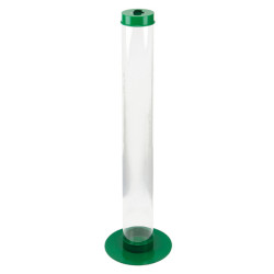 Contenitore da terra per batterie esauste - 27x100 cm - 10 L - trasparente - Medial