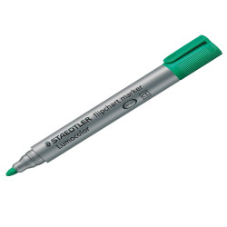 Marcatore Lumocolor Flipchart 356 - a base d'acqua - punta tonda 2 mm - verde - Staedtler