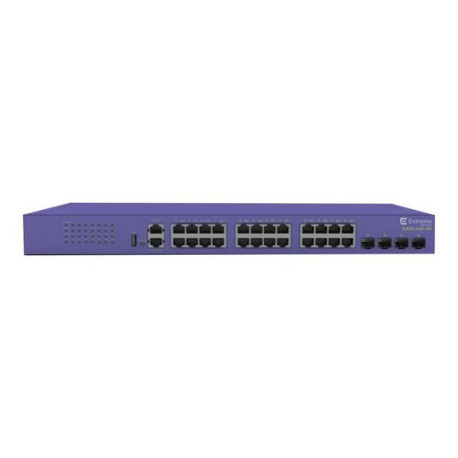 Extreme Networks ExtremeSwitching X435-24P-4S - Switch - gestito - 24 x 10/100/1000 (PoE+) + 4 x SFP (GBIC mini) uplink - monta