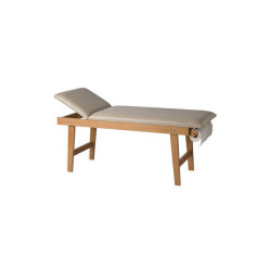 Lettino massaggio in legno massello,alto livello qualitativoSchienale regolabile in 13 posizioni.