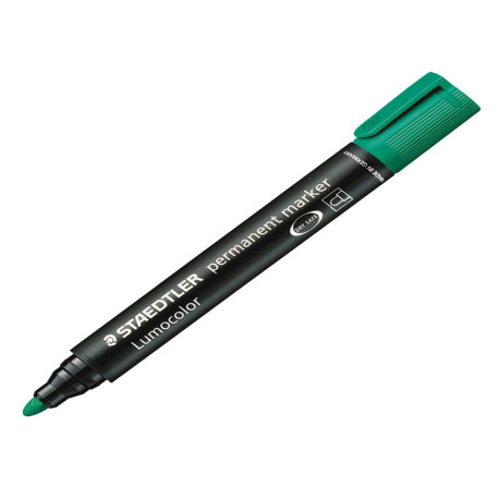 Marcatore Lumocolor Permanent 352 - punta tonda - tratto 2 mm - verde - Staedtler