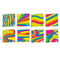Maxiquaderno One Color Fantafluo - A4 - 5mm - 60 fogli - 80 gr - spiralato - Blasetti