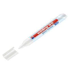 Marcatore per vetro 95 - punta tonda - da 1,5 a 3 mm - bianco - Edding