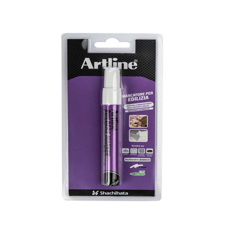 Marcatore permanente - per costruttori - punta tonda 2,3 mm - bianco - Artline