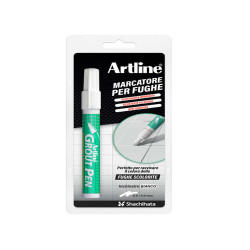 Marcatore permanente - per fughe Grout Pen - punta a scalpello - tratto 2,0-4,0 mm - bianco - Artline