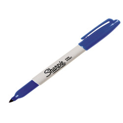 Marcatore permanente - punta fine 1 mm - blu - Sharpie
