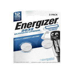 Micropila CR2032 - 3V - a pastiglia - Ultimate Lithium - Energizer - blister 2 pezzi