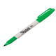 Marcatore permanente - punta fine 1 mm - verde - Sharpie